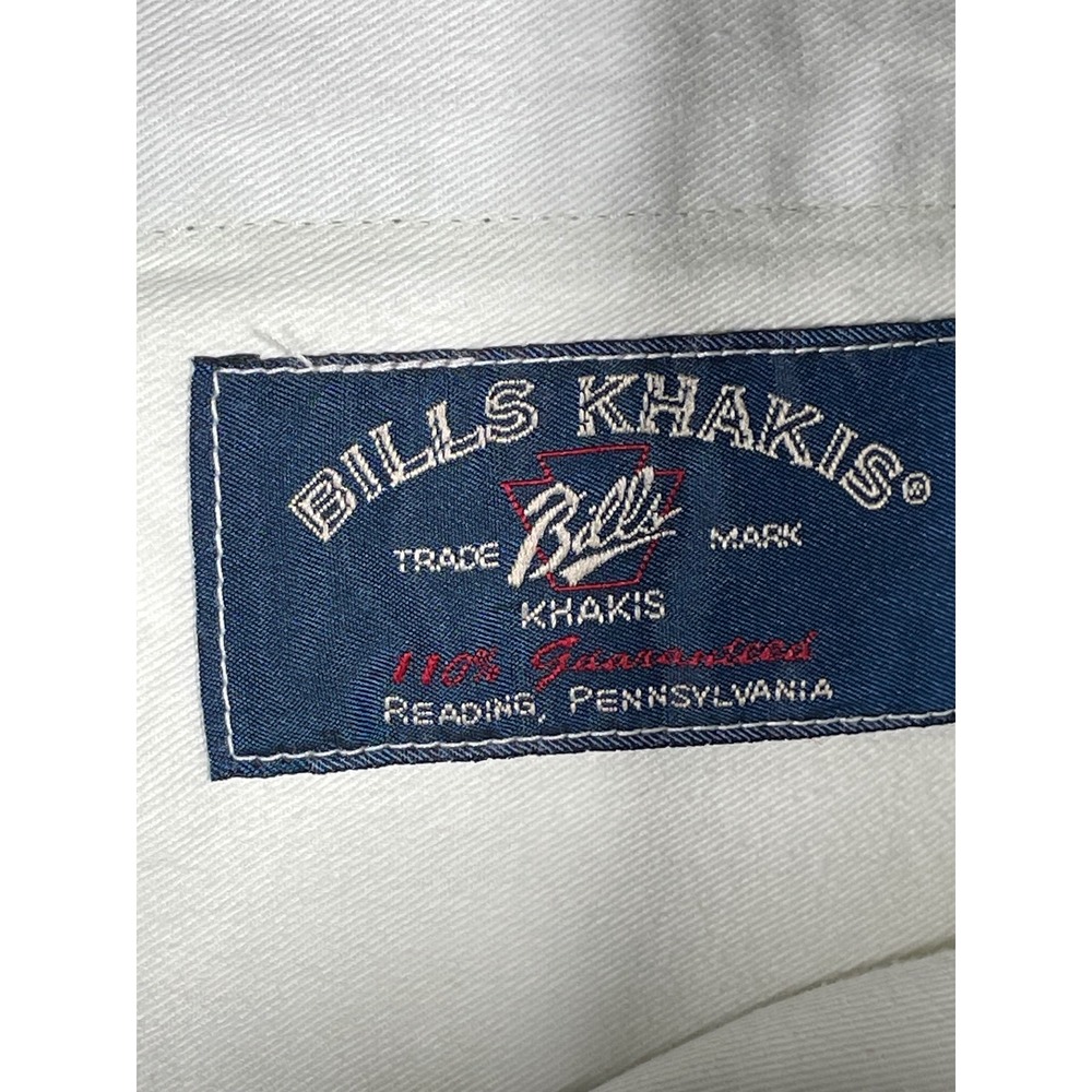 Bills Khakis Mens 38 Olive Green Pleated Cotton Twill Pants Made in USA Chinos - Picture 4 of 10